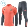 FC Bayern München Trenings Collegegenser 2025-26 Kvart-Zip Oransje - Barn